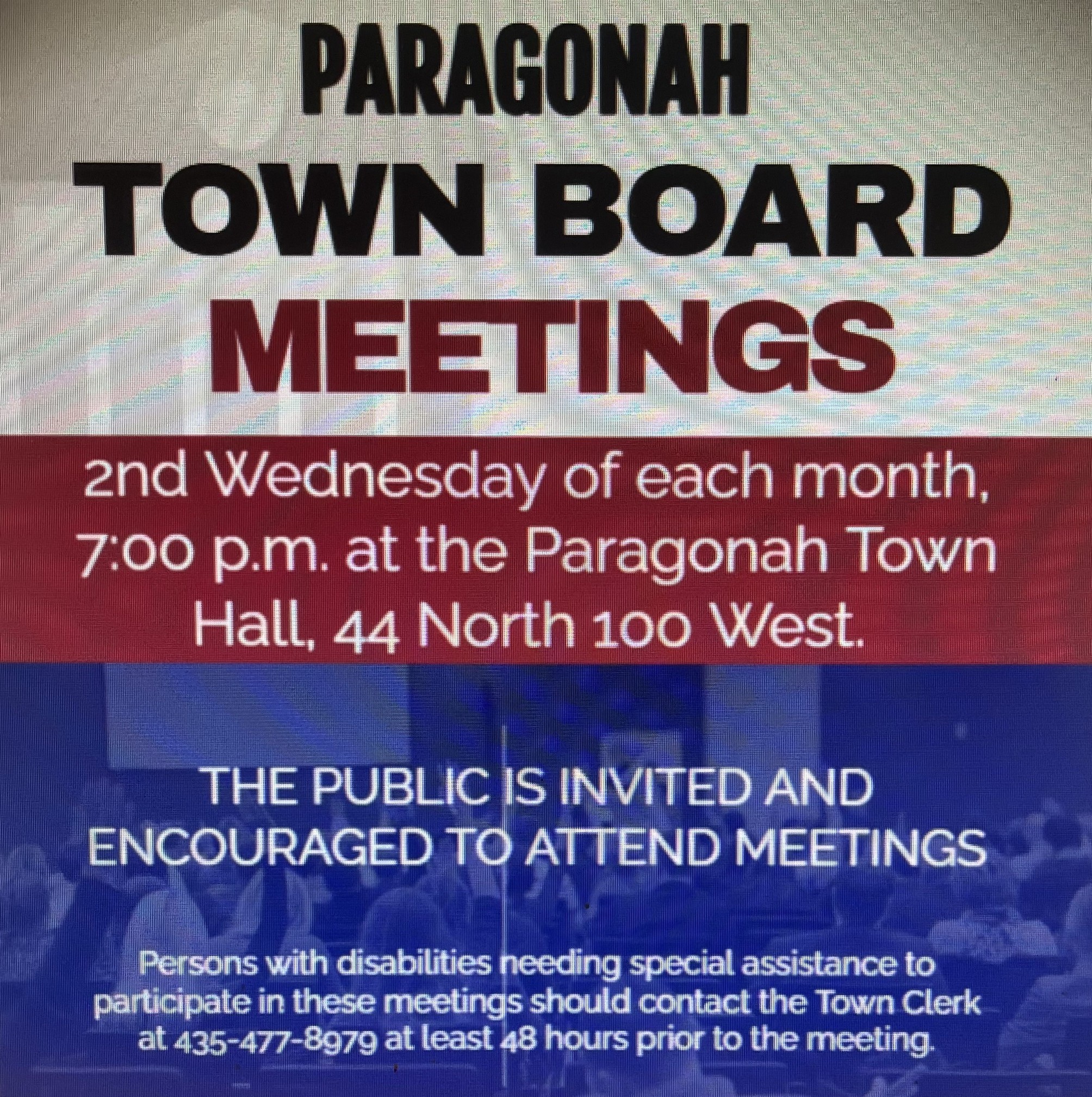 TOWN BOARD MEETINGS